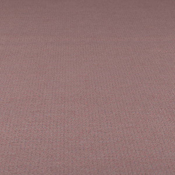 Manekpore Soft Plain Chenille Water Repellent Salmon Pink Upholstery Fabric CTR-1603 - Roman Blinds