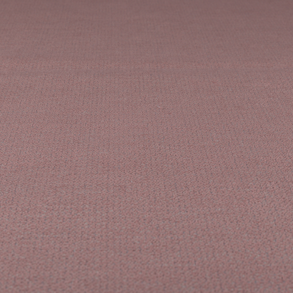 Manekpore Soft Plain Chenille Water Repellent Salmon Pink Upholstery Fabric CTR-1603 - Roman Blinds