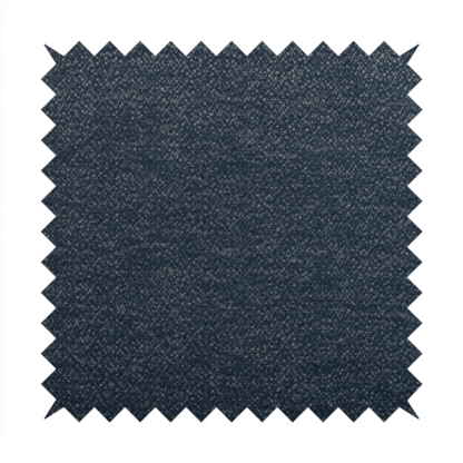 Manekpore Soft Plain Chenille Water Repellent Denim Blue Upholstery Fabric CTR-1605 - Roman Blinds