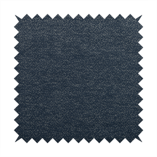 Manekpore Soft Plain Chenille Water Repellent Denim Blue Upholstery Fabric CTR-1605