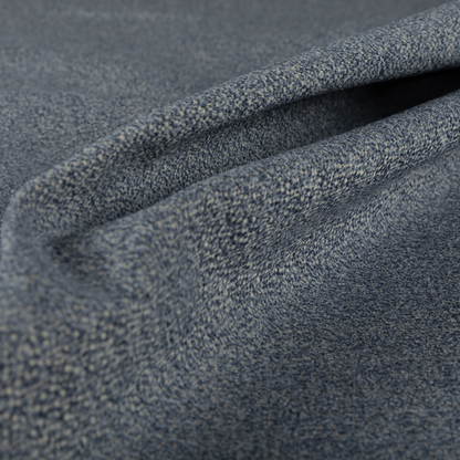 Manekpore Soft Plain Chenille Water Repellent Mid Blue Upholstery Fabric CTR-1606 - Handmade Cushions