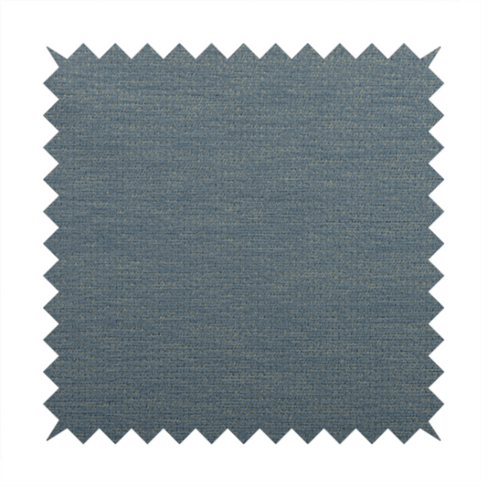Manekpore Soft Plain Chenille Water Repellent Sky Blue Upholstery Fabric CTR-1607