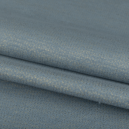 Manekpore Soft Plain Chenille Water Repellent Sky Blue Upholstery Fabric CTR-1607 - Roman Blinds