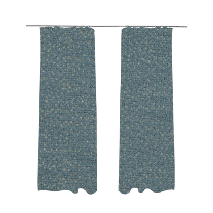 Manekpore Soft Plain Chenille Water Repellent Light Blue Upholstery Fabric CTR-1608 - Made To Measure Curtains