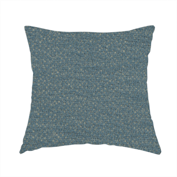 Manekpore Soft Plain Chenille Water Repellent Light Blue Upholstery Fabric CTR-1608 - Handmade Cushions