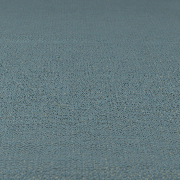 Manekpore Soft Plain Chenille Water Repellent Light Blue Upholstery Fabric CTR-1608 - Roman Blinds