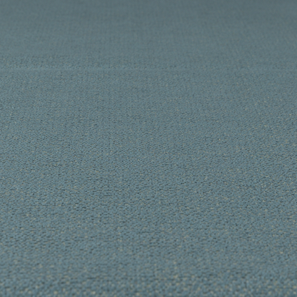 Manekpore Soft Plain Chenille Water Repellent Light Blue Upholstery Fabric CTR-1608 - Made To Measure Curtains