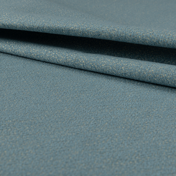 Manekpore Soft Plain Chenille Water Repellent Light Blue Upholstery Fabric CTR-1608 - Roman Blinds