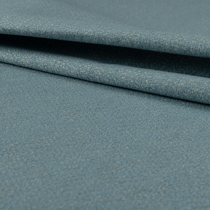 Manekpore Soft Plain Chenille Water Repellent Light Blue Upholstery Fabric CTR-1608 - Made To Measure Curtains