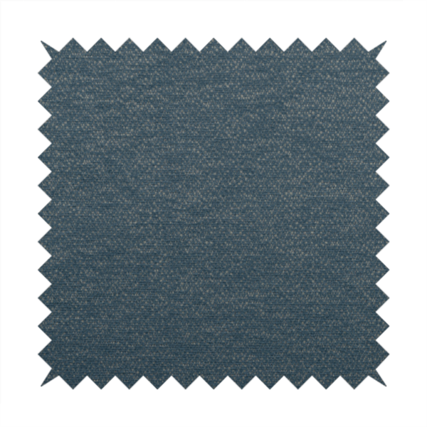 Manekpore Soft Plain Chenille Water Repellent Teal Blue Upholstery Fabric CTR-1609 - Roman Blinds