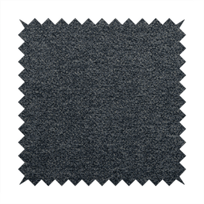 Manekpore Soft Plain Chenille Water Repellent Dark Grey Upholstery Fabric CTR-1612 - Roman Blinds