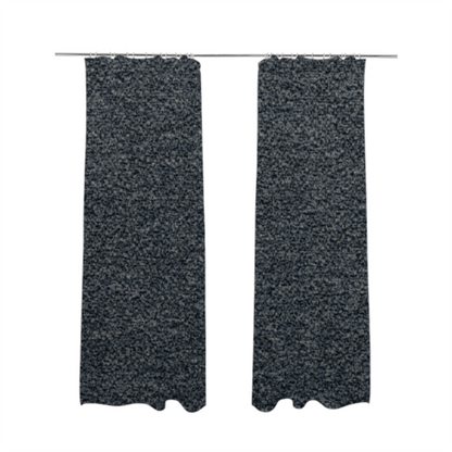 Manekpore Soft Plain Chenille Water Repellent Dark Grey Upholstery Fabric CTR-1612 - Made To Measure Curtains