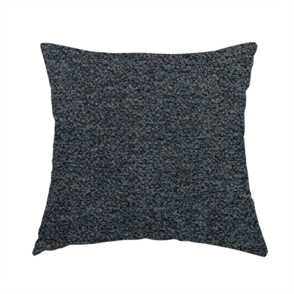 Manekpore Soft Plain Chenille Water Repellent Dark Grey Upholstery Fabric CTR-1612 - Handmade Cushions