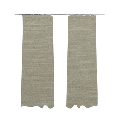 Spirit Plain Chenille Water Repellent Beige Upholstery Fabric CTR-1616 - Made To Measure Curtains