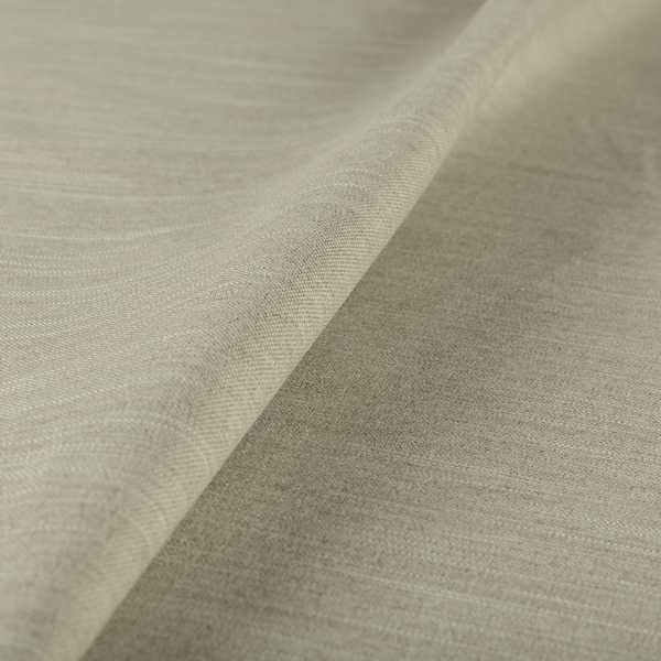 Spirit Plain Chenille Water Repellent Beige Upholstery Fabric CTR-1616 - Roman Blinds