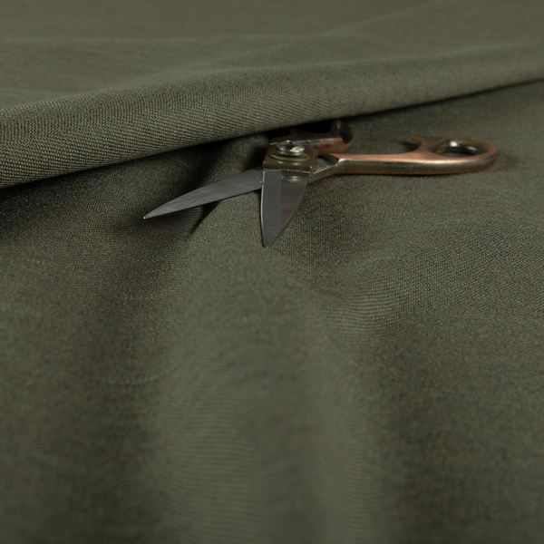 Spirit Plain Chenille Water Repellent Green Upholstery Fabric CTR-1620 - Made To Measure Curtains