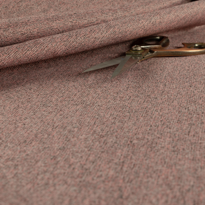 Jordan Soft Touch Chenille Plain Water Repellent Pink Upholstery Fabric CTR-1624 - Roman Blinds