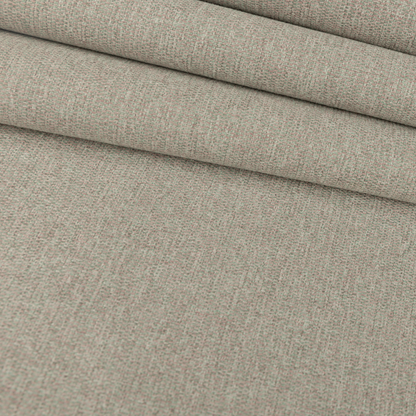 Jordan Soft Touch Chenille Plain Water Repellent Pink Silver Upholstery Fabric CTR-1626 - Roman Blinds