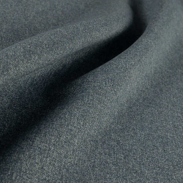 Jordan Soft Touch Chenille Plain Water Repellent Denim Blue Upholstery Fabric CTR-1631 - Made To Measure Curtains