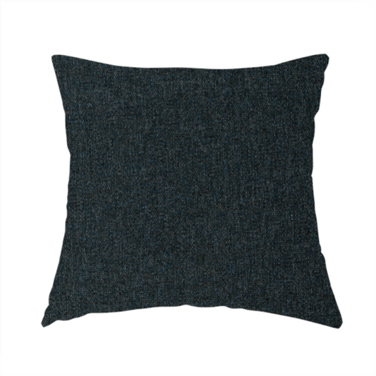 Jordan Soft Touch Chenille Plain Water Repellent Dark Blue Upholstery Fabric CTR-1632 - Handmade Cushions