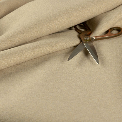 Jordan Soft Touch Chenille Plain Water Repellent Beige Upholstery Fabric CTR-1635 - Made To Measure Curtains