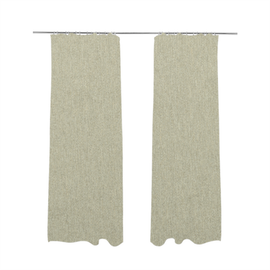 Jordan Soft Touch Chenille Plain Water Repellent Off White Upholstery Fabric CTR-1636 - Made To Measure Curtains