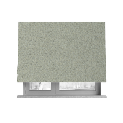 Jordan Soft Touch Chenille Plain Water Repellent Beige With Grey Upholstery Fabric CTR-1637 - Roman Blinds