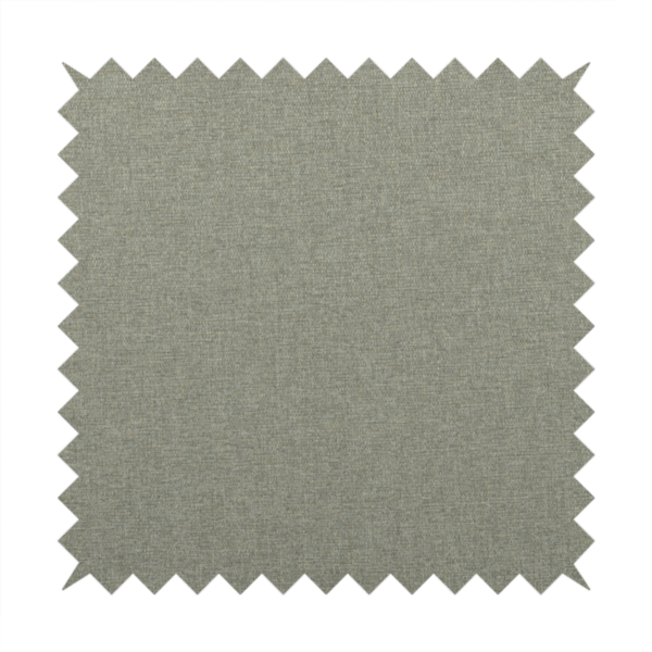 Jordan Soft Touch Chenille Plain Water Repellent Natural With Grey Upholstery Fabric CTR-1638 - Roman Blinds