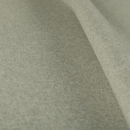 Jordan Soft Touch Chenille Plain Water Repellent Natural With Grey Upholstery Fabric CTR-1638 - Roman Blinds