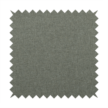 Jordan Soft Touch Chenille Plain Water Repellent Natural With Slate Grey Upholstery Fabric CTR-1639 - Roman Blinds