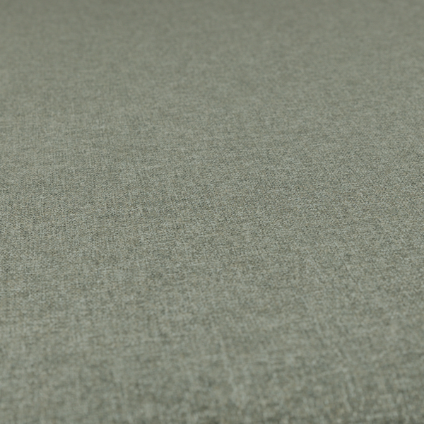 Jordan Soft Touch Chenille Plain Water Repellent Natural With Slate Grey Upholstery Fabric CTR-1639 - Roman Blinds