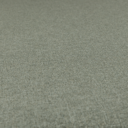 Jordan Soft Touch Chenille Plain Water Repellent Natural With Slate Grey Upholstery Fabric CTR-1639 - Roman Blinds