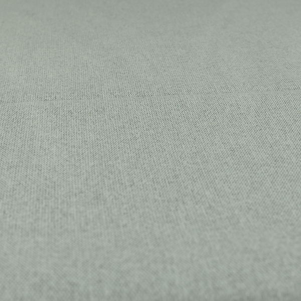 Jordan Soft Touch Chenille Plain Water Repellent White With Silver Upholstery Fabric CTR-1641 - Roman Blinds