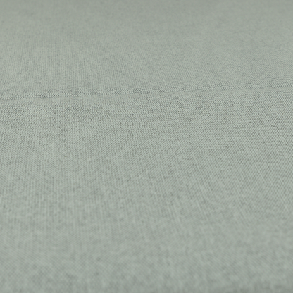 Jordan Soft Touch Chenille Plain Water Repellent White With Silver Upholstery Fabric CTR-1641 - Roman Blinds