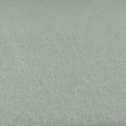 Jordan Soft Touch Chenille Plain Water Repellent White With Silver Upholstery Fabric CTR-1641