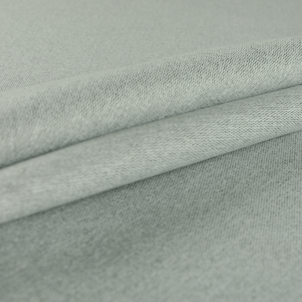 Jordan Soft Touch Chenille Plain Water Repellent White With Silver Upholstery Fabric CTR-1641 - Roman Blinds