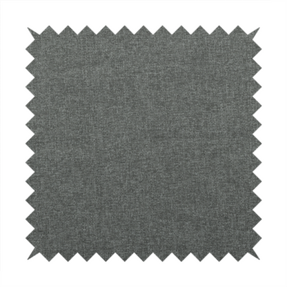 Jordan Soft Touch Chenille Plain Water Repellent Ash Grey Upholstery Fabric CTR-1643 - Roman Blinds