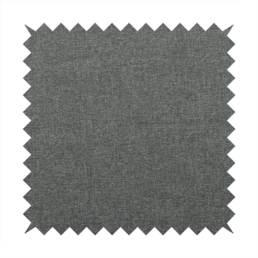 Jordan Soft Touch Chenille Plain Water Repellent Ash Grey Upholstery Fabric CTR-1643