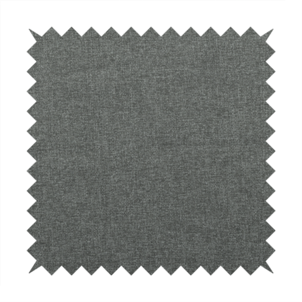 Jordan Soft Touch Chenille Plain Water Repellent Ash Grey Upholstery Fabric CTR-1643 - Made To Measure Curtains