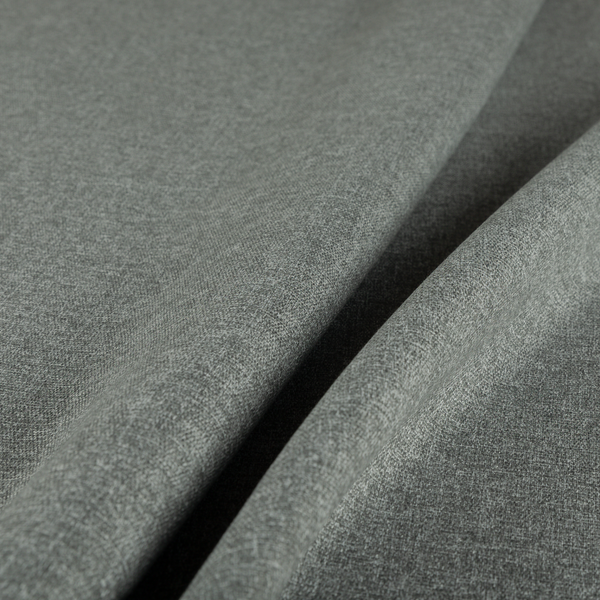 Jordan Soft Touch Chenille Plain Water Repellent Ash Grey Upholstery Fabric CTR-1643