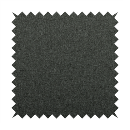 Jordan Soft Touch Chenille Plain Water Repellent Black Upholstery Fabric CTR-1644 - Roman Blinds