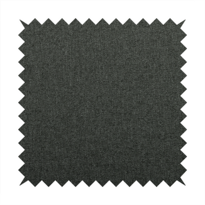 Jordan Soft Touch Chenille Plain Water Repellent Black Upholstery Fabric CTR-1644