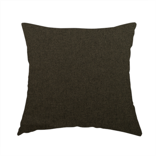 Yorkshire Plain Chenille Brown Upholstery Fabric CTR-1649 - Handmade Cushions