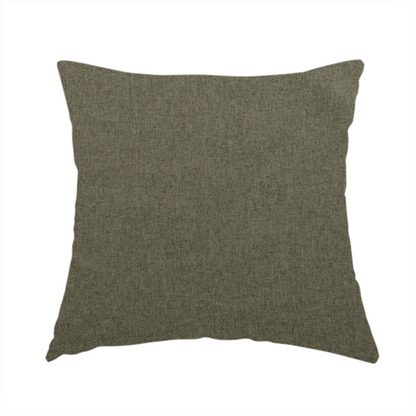 Yorkshire Plain Chenille Khaki Brown Upholstery Fabric CTR-1650 - Handmade Cushions