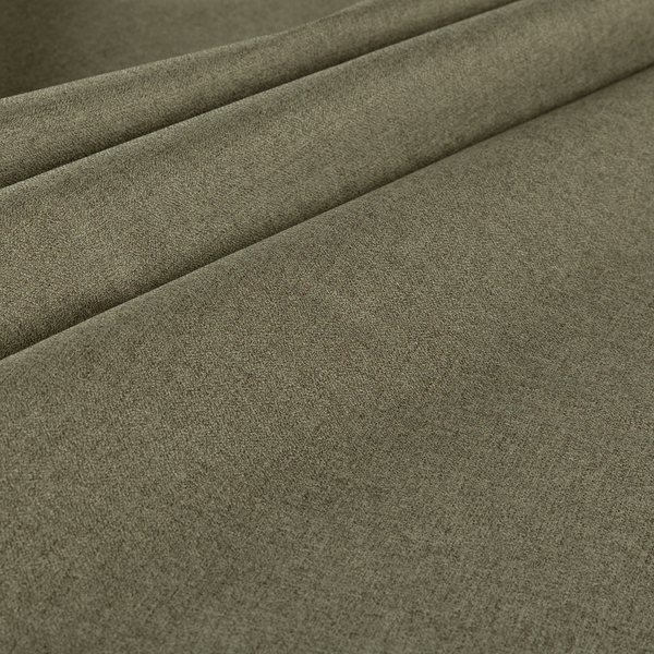 Yorkshire Plain Chenille Khaki Brown Upholstery Fabric CTR-1650 - Made To Measure Curtains