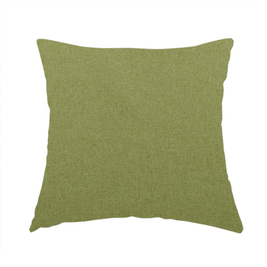 Yorkshire Plain Chenille Green Upholstery Fabric CTR-1655 - Handmade Cushions