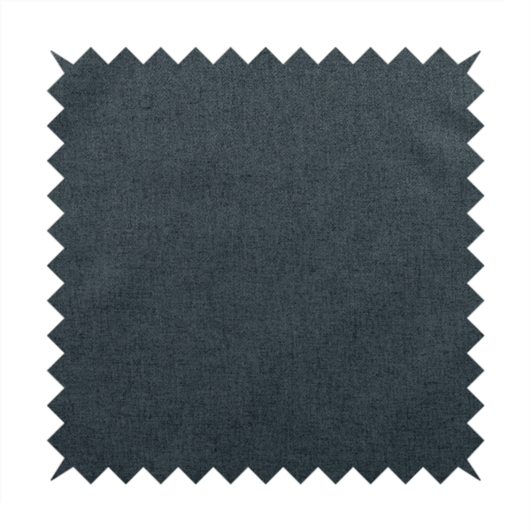 Yorkshire Plain Chenille Denim Blue Upholstery Fabric CTR-1662