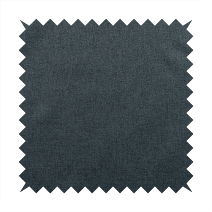 Yorkshire Plain Chenille Denim Blue Upholstery Fabric CTR-1662 - Made To Measure Curtains