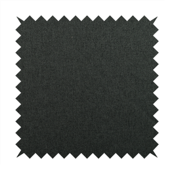 Yorkshire Plain Chenille Black Upholstery Fabric CTR-1668 - Made To Measure Curtains