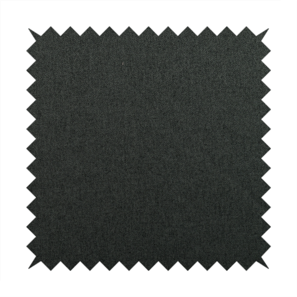 Yorkshire Plain Chenille Black Upholstery Fabric CTR-1668